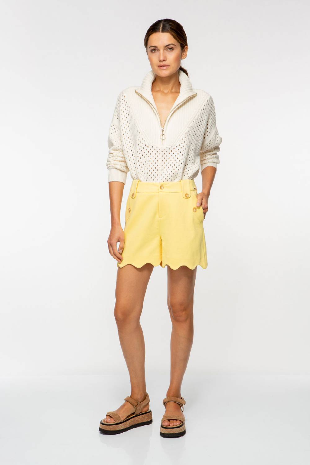 IVI GmbH SOLID JERSEY Shorts pastel sun Super Sparpreis