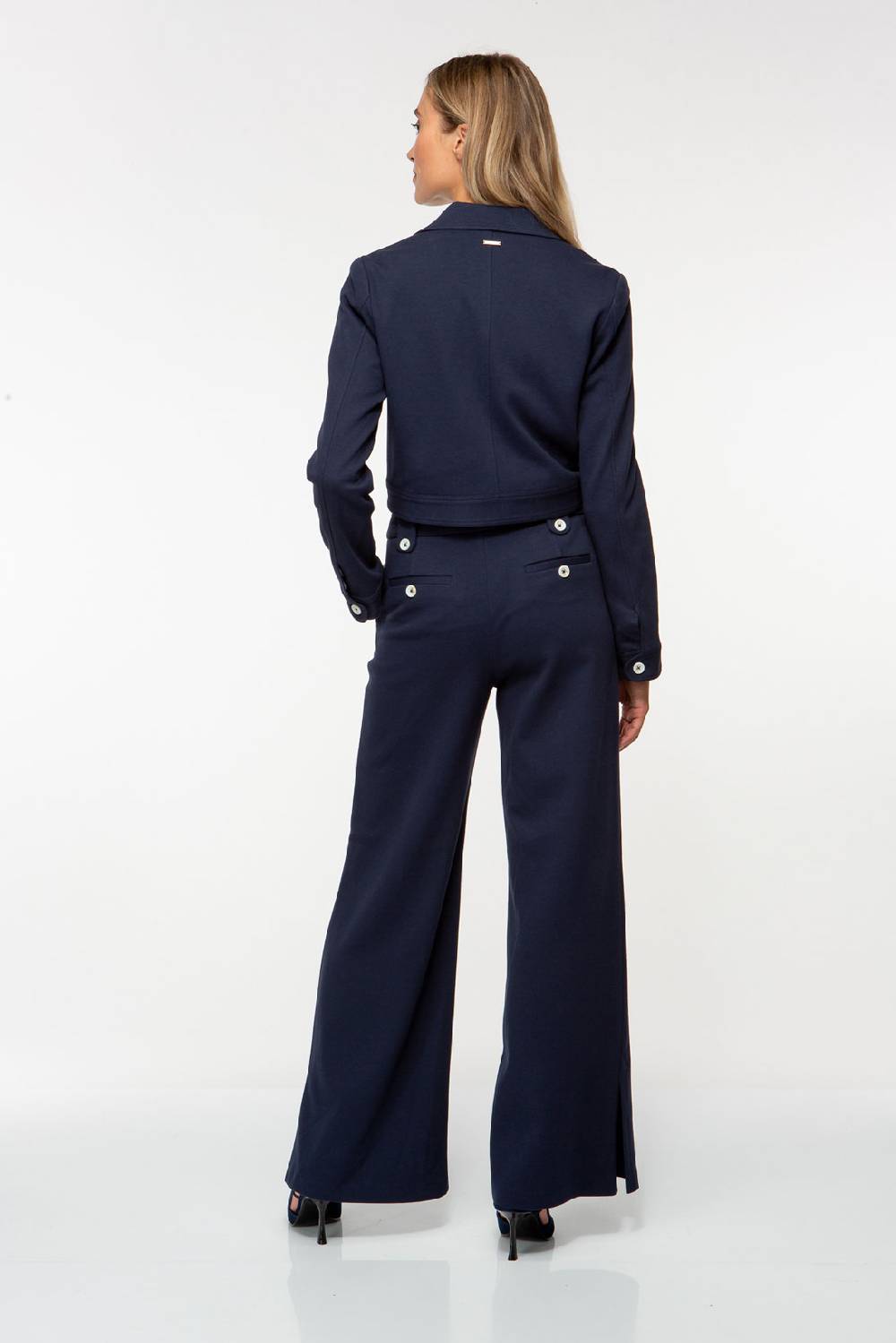 IVI GmbH SOLID JERSEY Bootcut Hose navy JETZT KAUFEN
