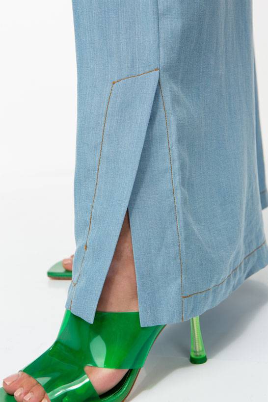 IVI GmbH DENIM Hose mit weitem Bein light blue Neueste Stile