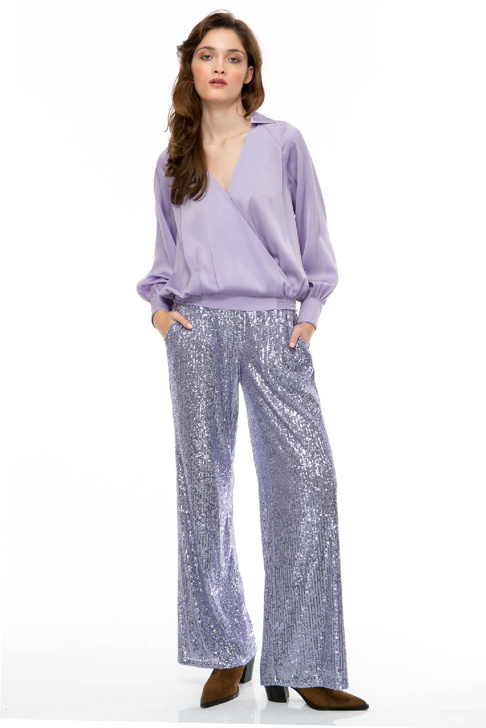 IVI GmbH SEQUINS Hose lila Super Rabatt