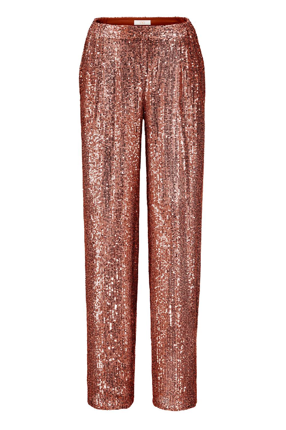 IVI GmbH SEQUINS Hose cognac Riesige Rabatte