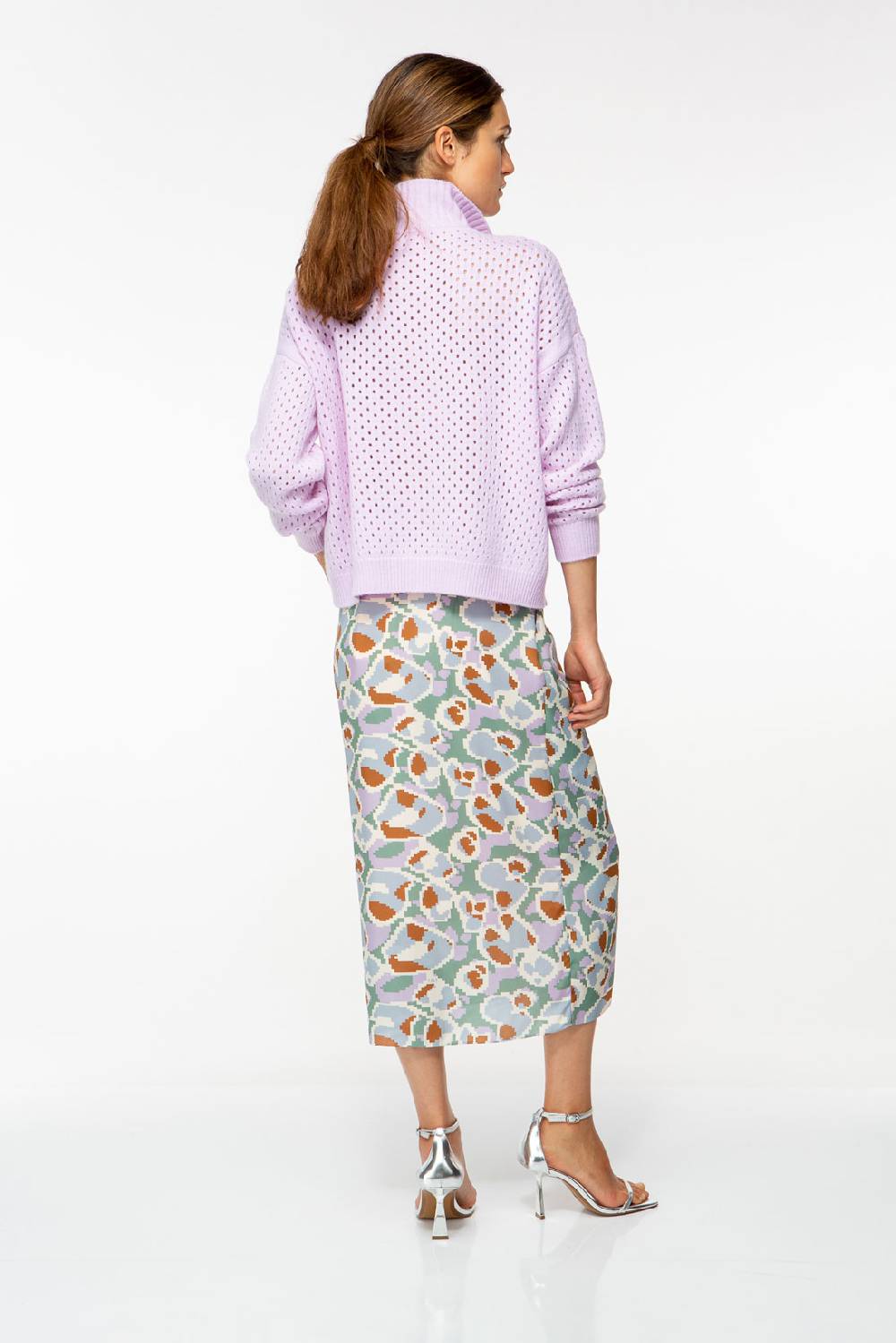IVI GmbH SOLID KNIT Troyer Pullover violette 50% Rabatt für begrenzte Zeit
