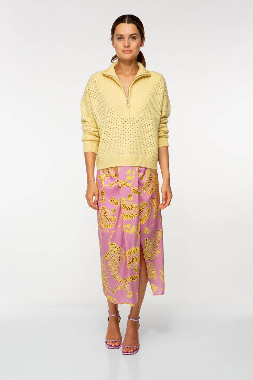 IVI GmbH SOLID KNIT Troyer Pullover pastel sun Rabatte dieses Monats