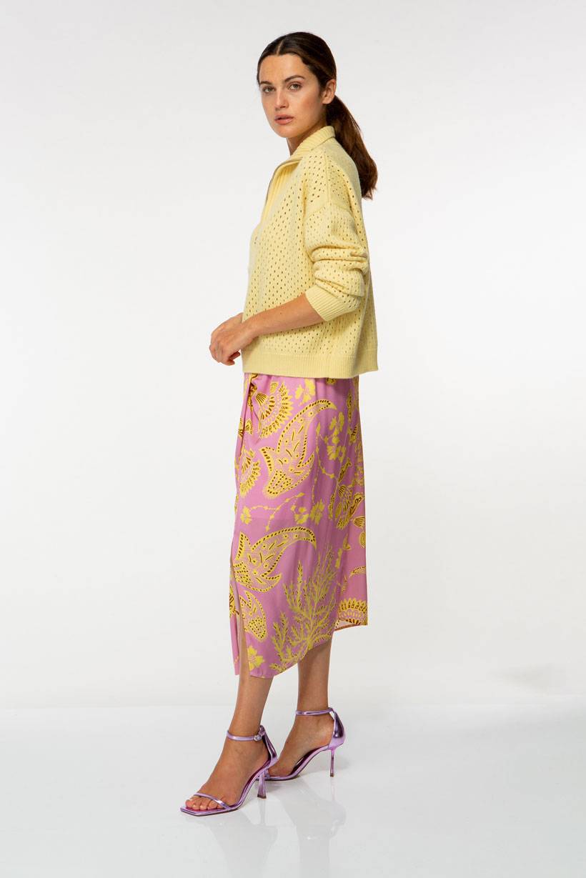 IVI GmbH SOLID KNIT Troyer Pullover pastel sun Rabatte dieses Monats