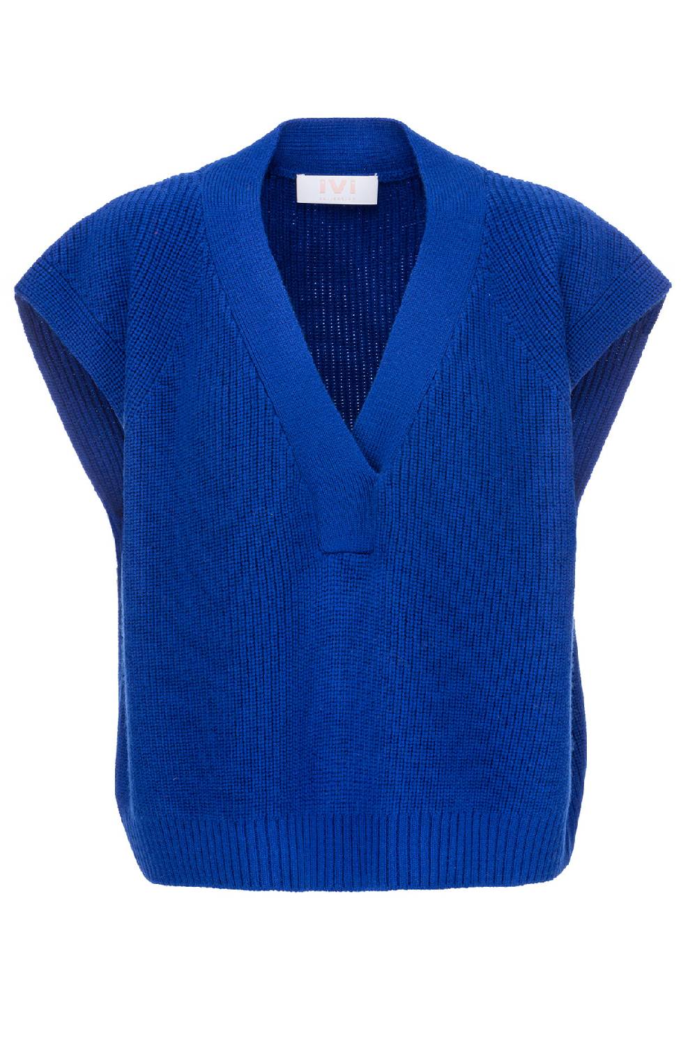 IVI GmbH SOLID KNIT Pullunder royal blau Outlet