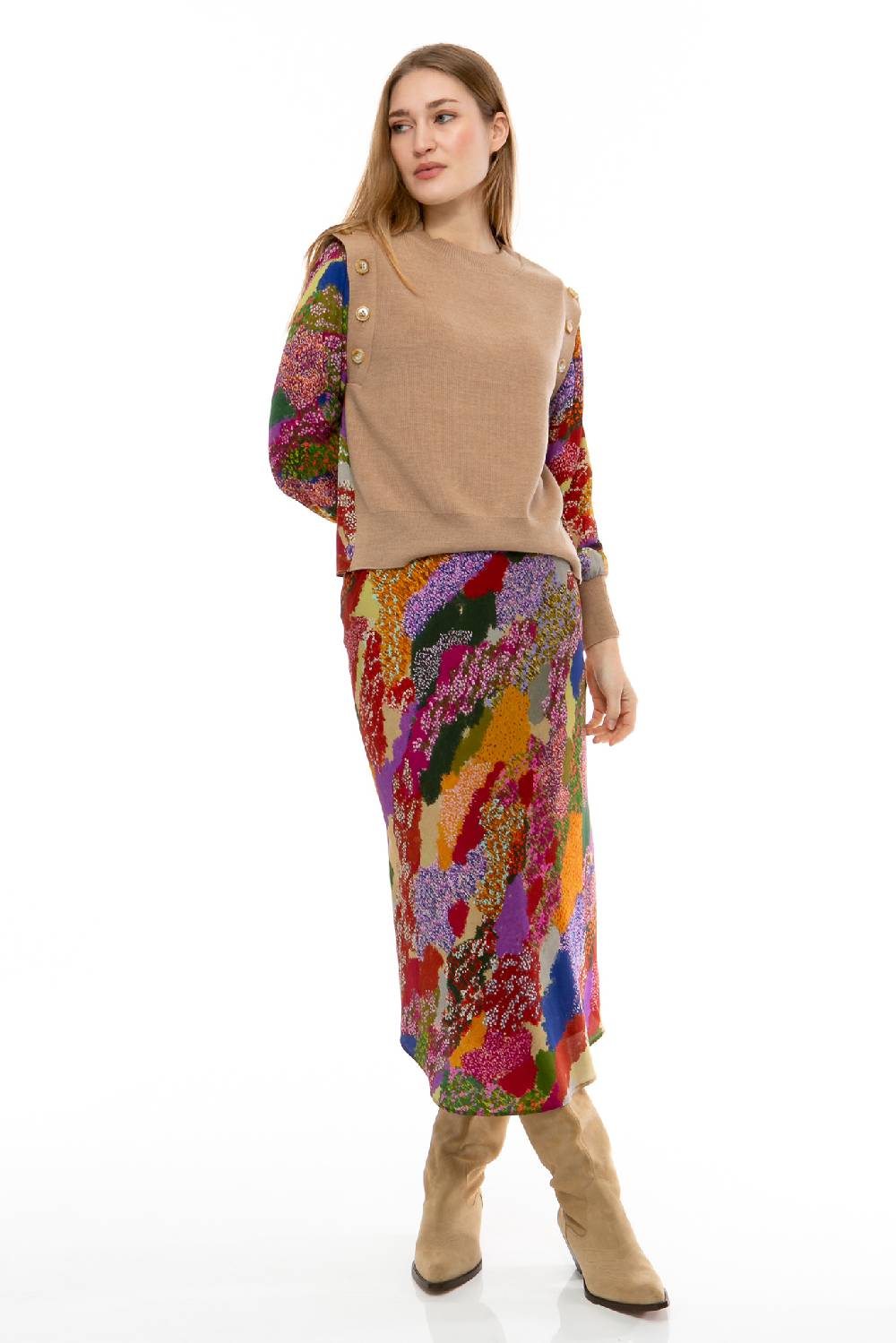IVI GmbH FLOWER FIELDS Pullunder mit integrierter Bluse multicolor Hotsell