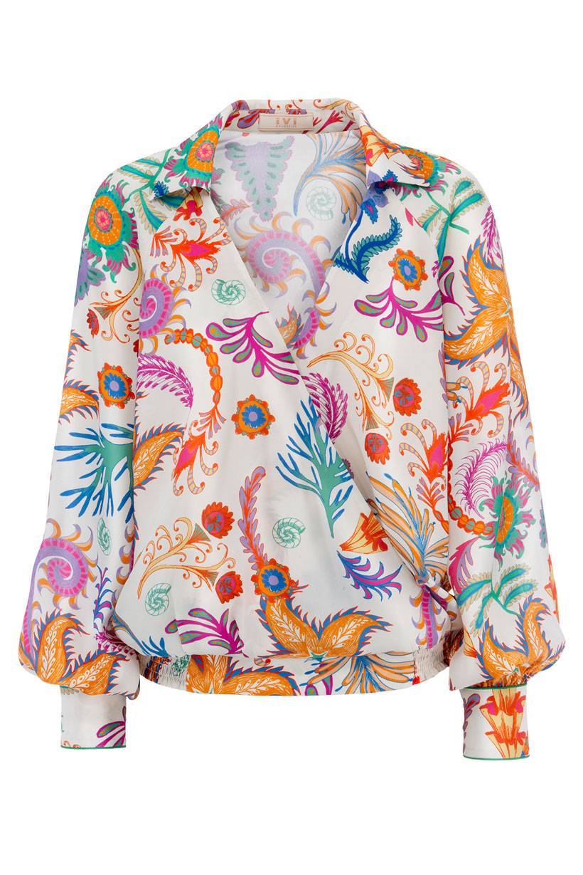 IVI GmbH SEASTAR Wickelbluse multicolor Günstiger Verkauf