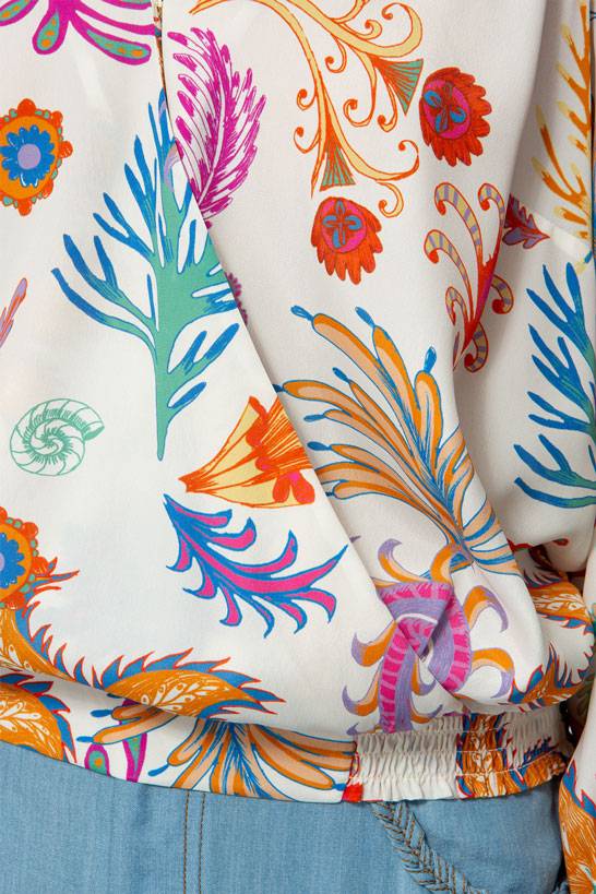 IVI GmbH SEASTAR Wickelbluse multicolor Günstiger Verkauf