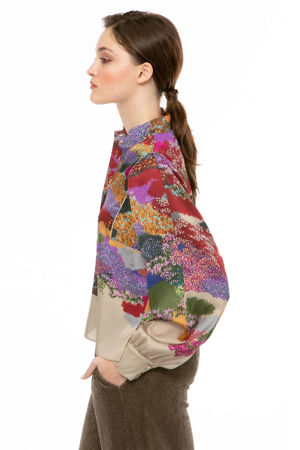 IVI GmbH FLOWER FIELDS Cropped Bluse multicolor Kauf eins, bekomm eins gratis