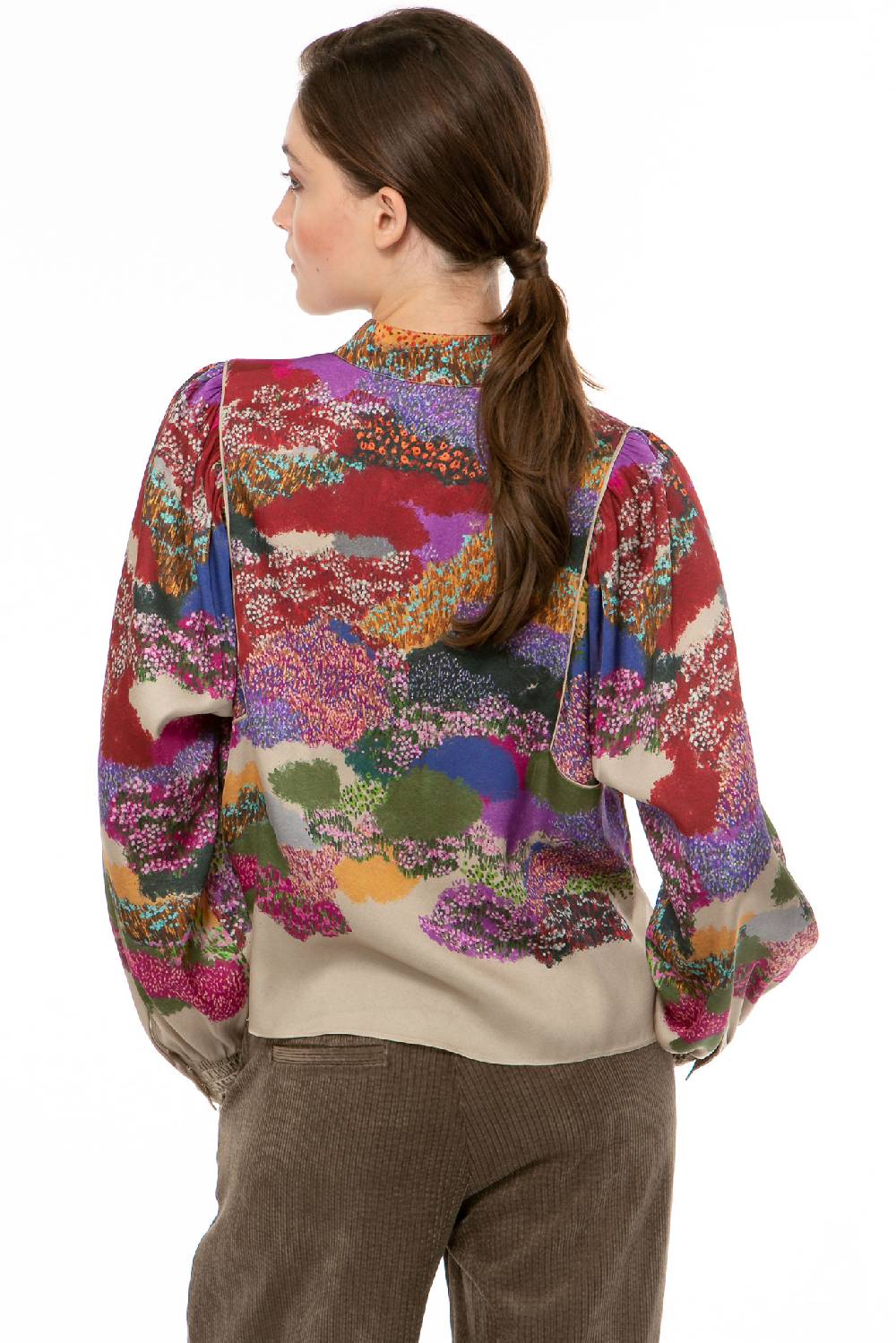 IVI GmbH FLOWER FIELDS Cropped Bluse multicolor Kauf eins, bekomm eins gratis
