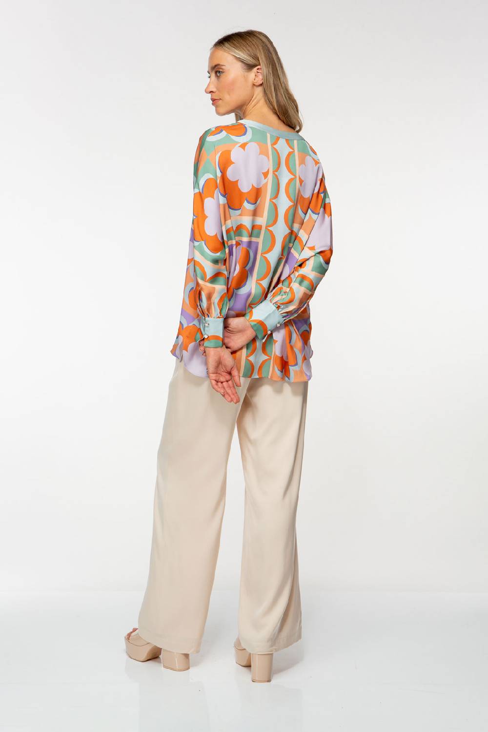 IVI GmbH CHECKED FLOWERS Tunika multicolor Wochenangebot