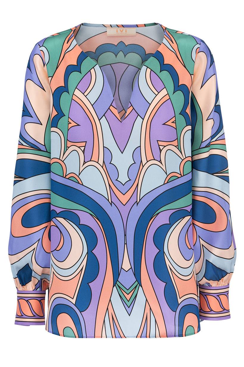 IVI GmbH GARDEN OF SPELLS Seidenbluse lavendel Begrenzte Freigabe