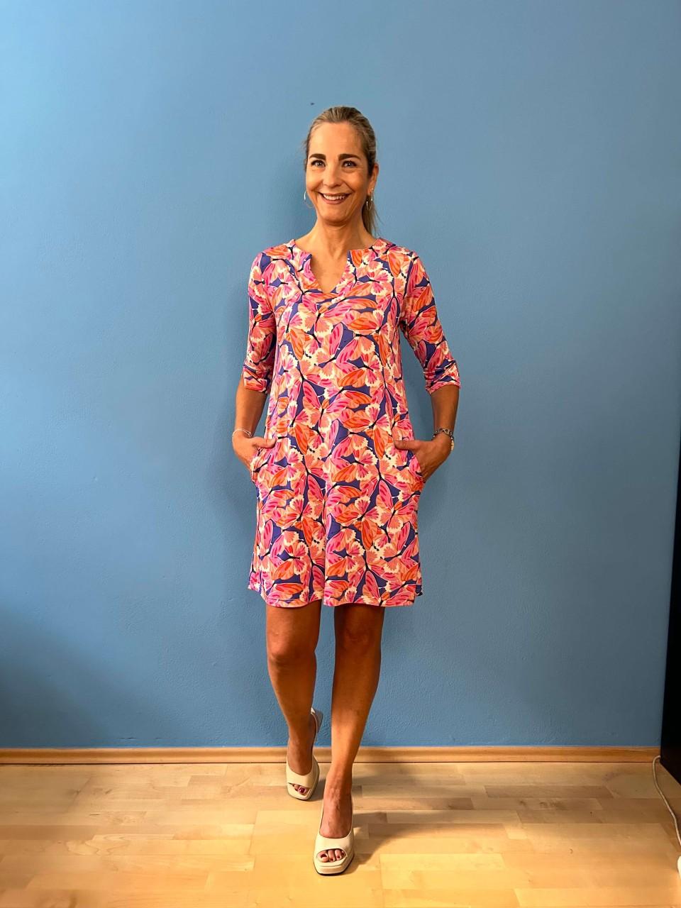 Marivie Happy swearly fuchsia Dress Zeitbegrenzte Promotion