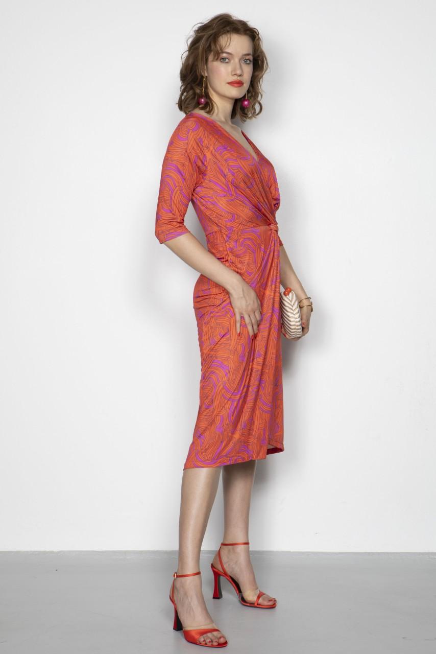 Marivie All eyes on me swearly orange Dress Black Friday Preise