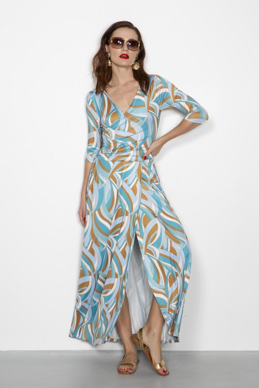 Marivie Magic swearly türkis Dress Saisonschlussverkauf