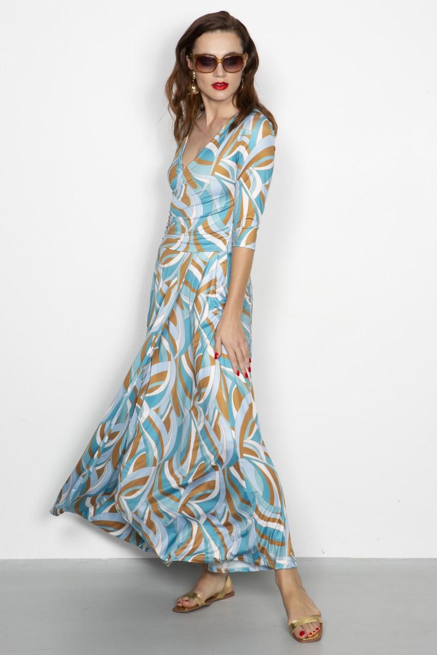 Marivie Magic swearly türkis Dress Saisonschlussverkauf