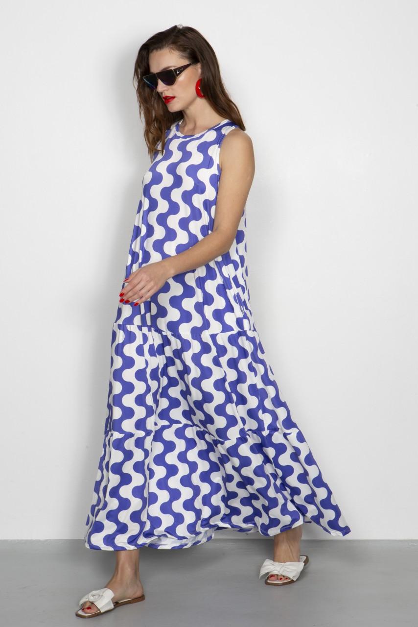 Marivie Darling waves creme/violet Dress Black Friday