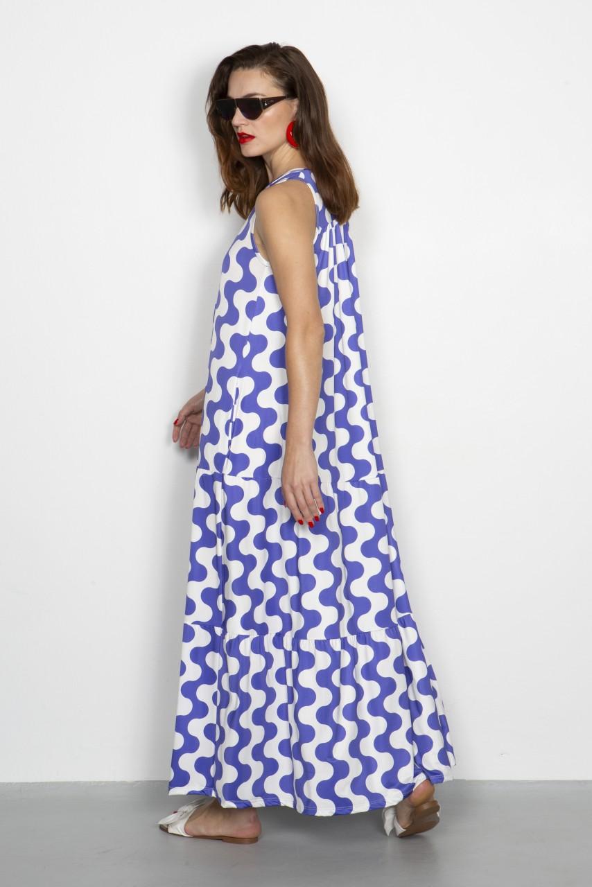 Marivie Darling waves creme/violet Dress Black Friday