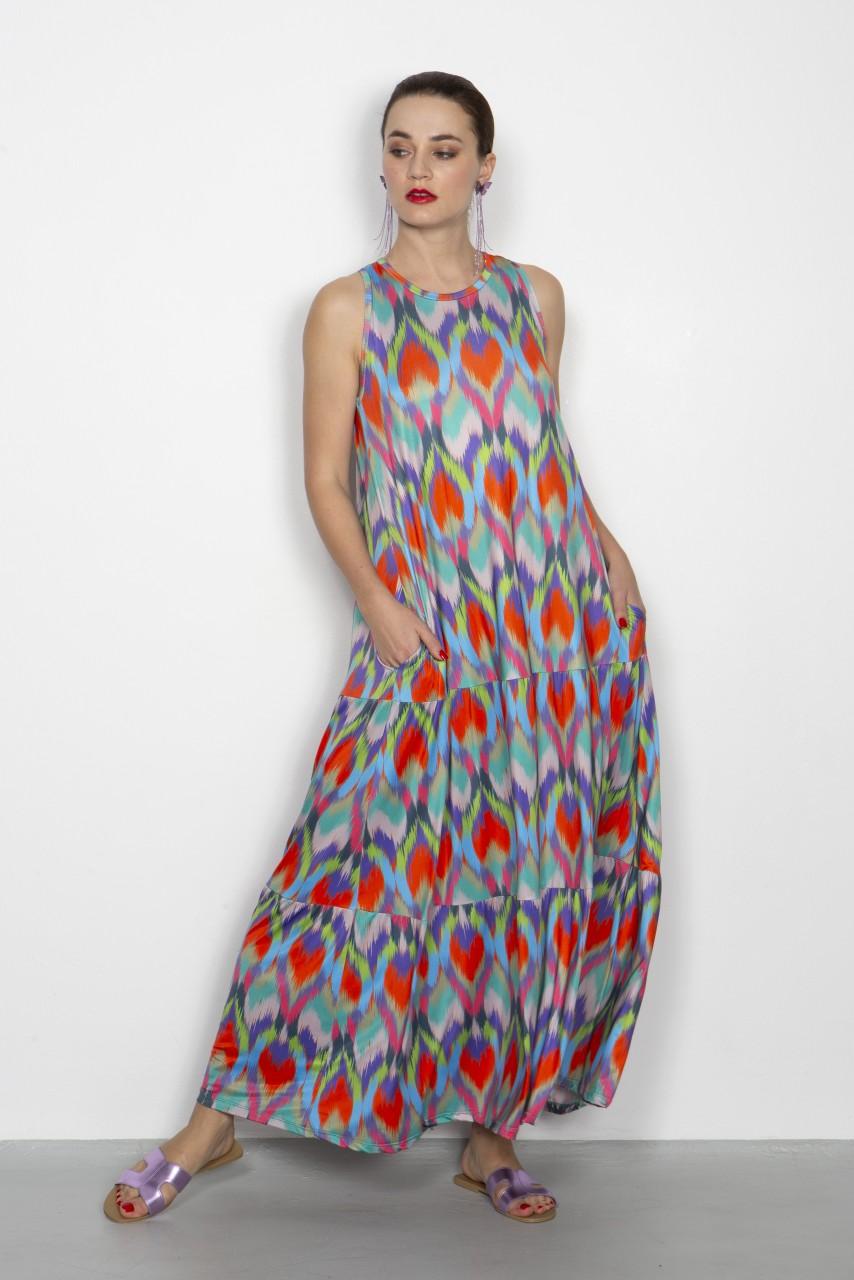 Marivie Darling ikath heart orange Dress Osterangebot