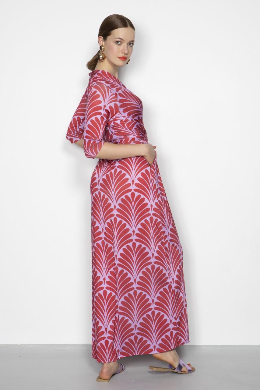 Marivie Oh, Beauty art deco red Dress Valentinstagsangebot