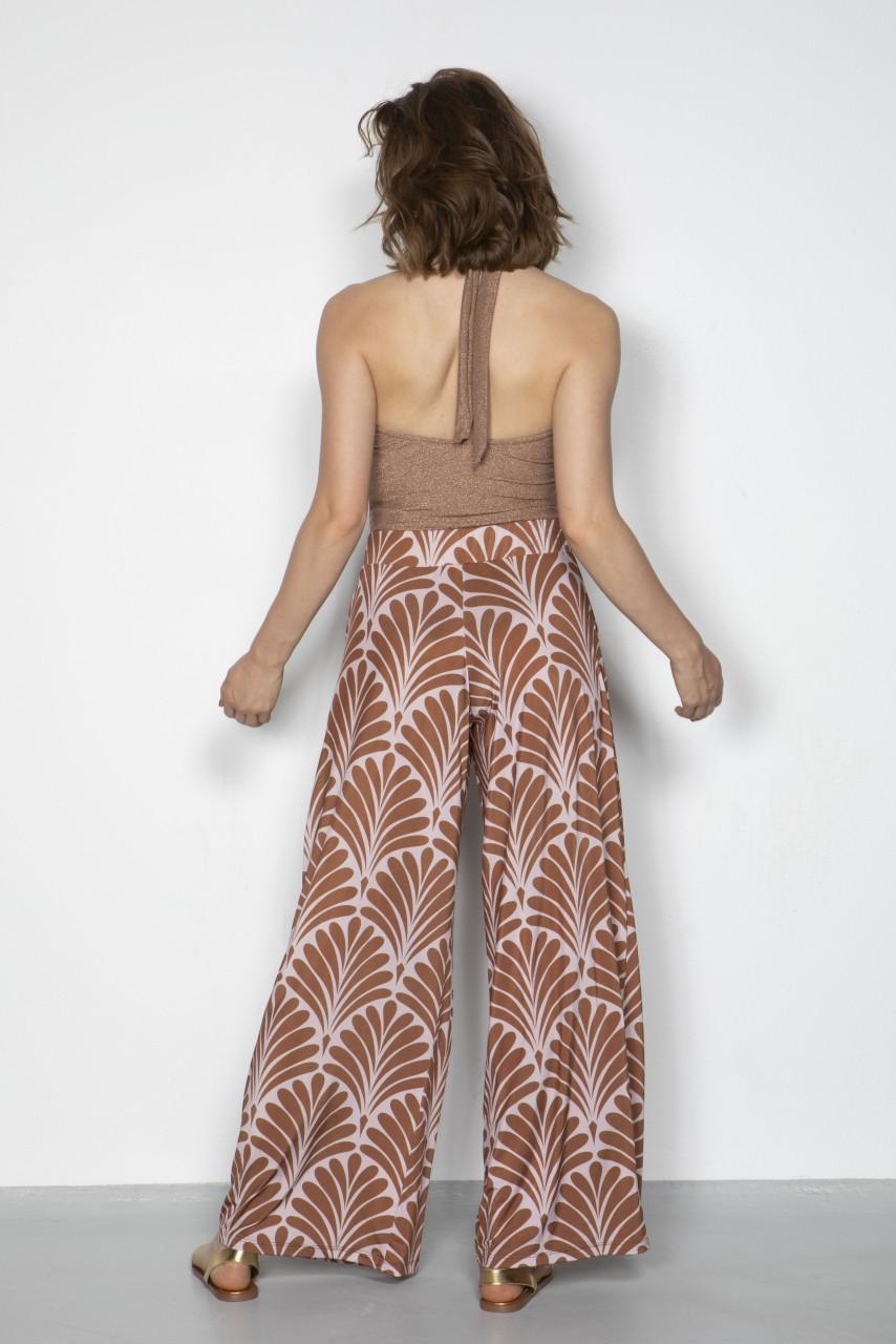 Marivie Easy going art deco brown Hose Große Rabatte