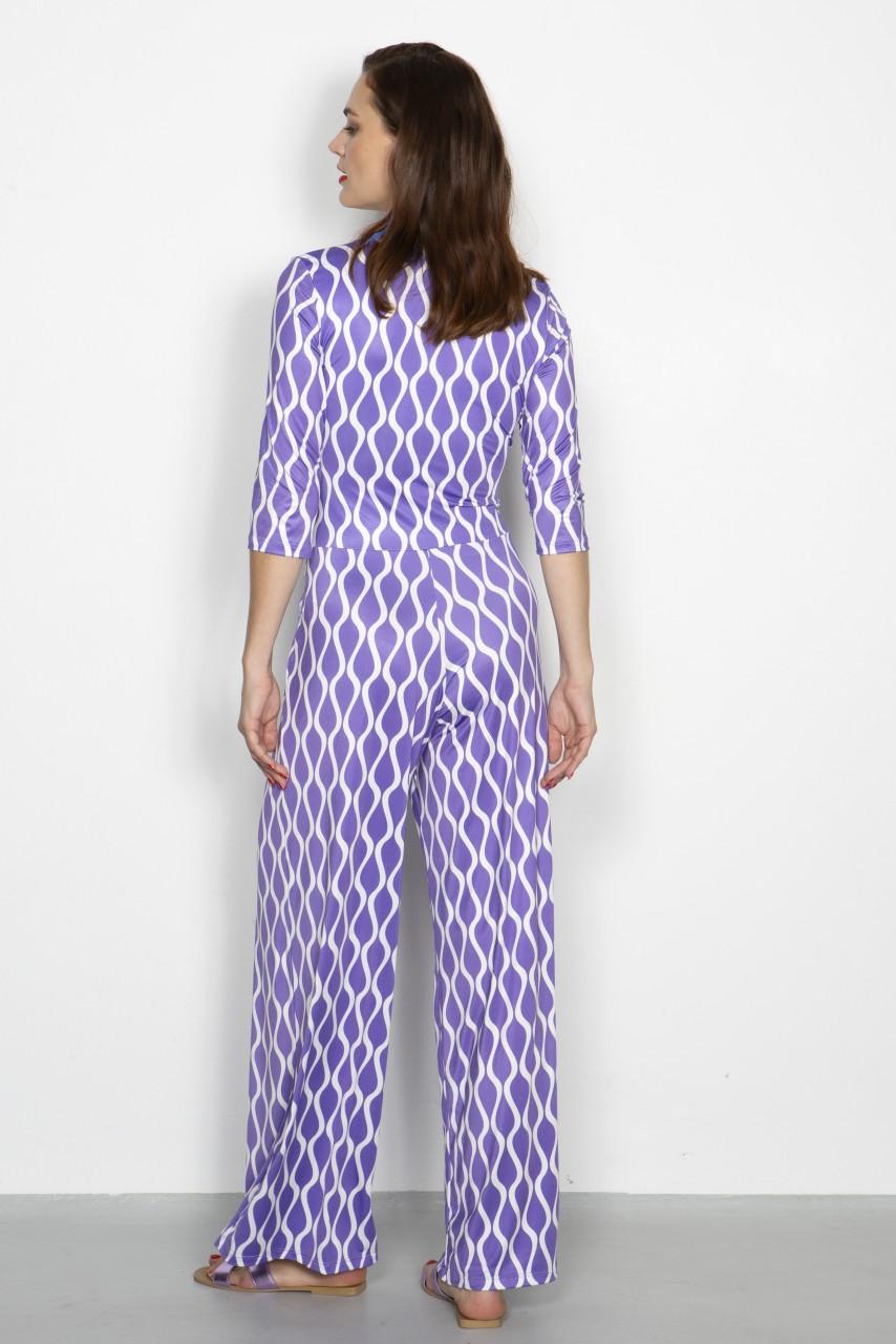 Marivie Jump in wavy lilac/white Jumper Sonderangebote
