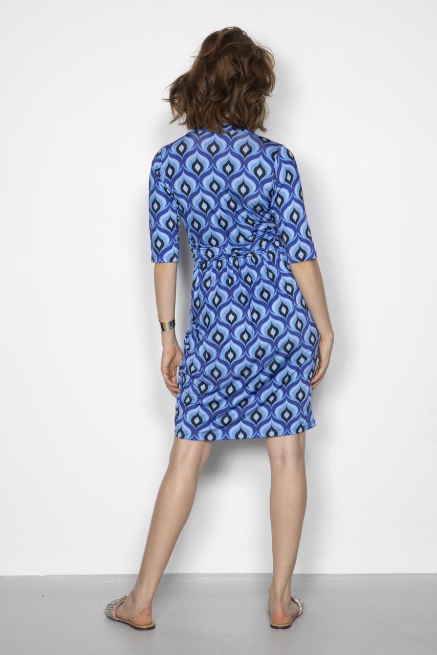 Marivie Surprise peacock feather blue Dress Wochenangebot