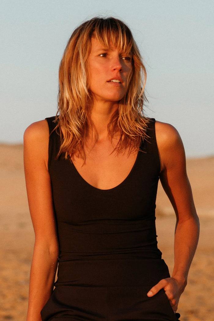 Mymarini TANKTOP SWIM APPAREL black Verkauf