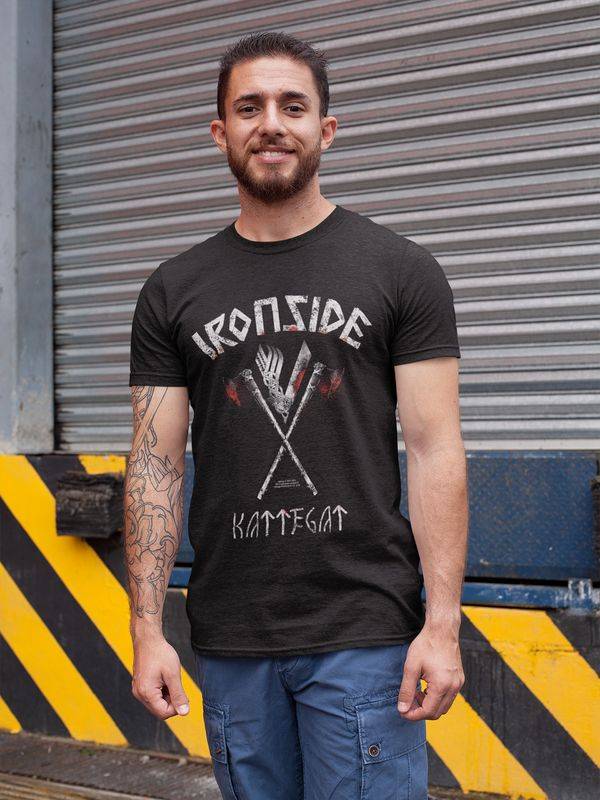 Nastrovje Potsdam Vikings Ironside Herren T-Shirt schwarz Letzter Tag