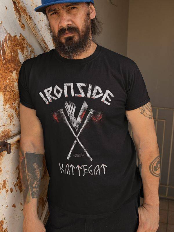 Nastrovje Potsdam Vikings Ironside Herren T-Shirt schwarz Letzter Tag