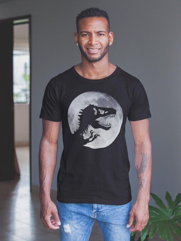 Nastrovje Potsdam Jurassic Park Moonlight Herren T-Shirt schwarz Vierteljährliche Förderung