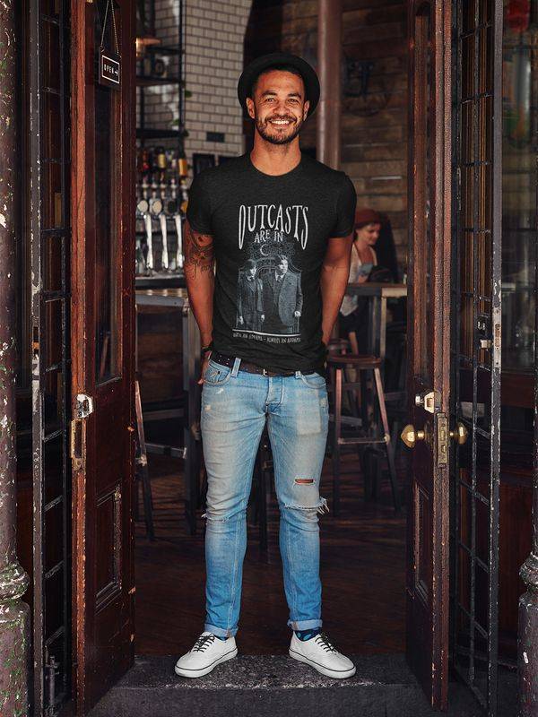 Nastrovje Potsdam Wednesday Outcasts Are In Herren T-Shirt schwarz Super Rabatt