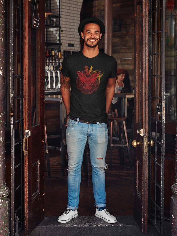 Nastrovje Potsdam Vikings Flames Herren T-Shirt schwarz Riesige Rabatte