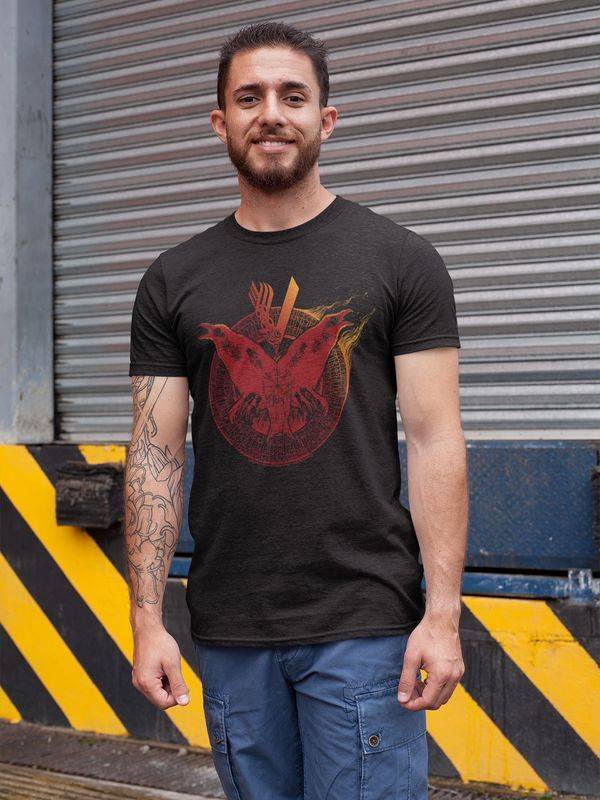 Nastrovje Potsdam Vikings Flames Herren T-Shirt schwarz Riesige Rabatte