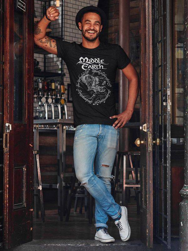 Nastrovje Potsdam The Lord of the Rings Middle Earth Herren T-Shirt schwarz 50% Rabatt mit kostenlosem Versand