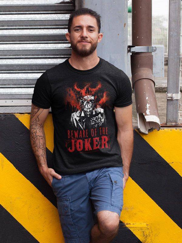 Nastrovje Potsdam Batman World Burn T Herren T-Shirt schwarz Clearance-Verkauf