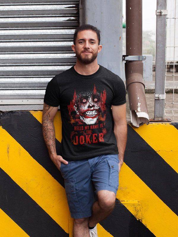 Nastrovje Potsdam Batman Burn Herren T-Shirt schwarz Kostenloser Versand international