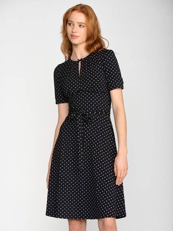Nastrovje Potsdam Vive Maria Vintage Èmelie Damen A-Linien-Kleid schwarz allover Outlet