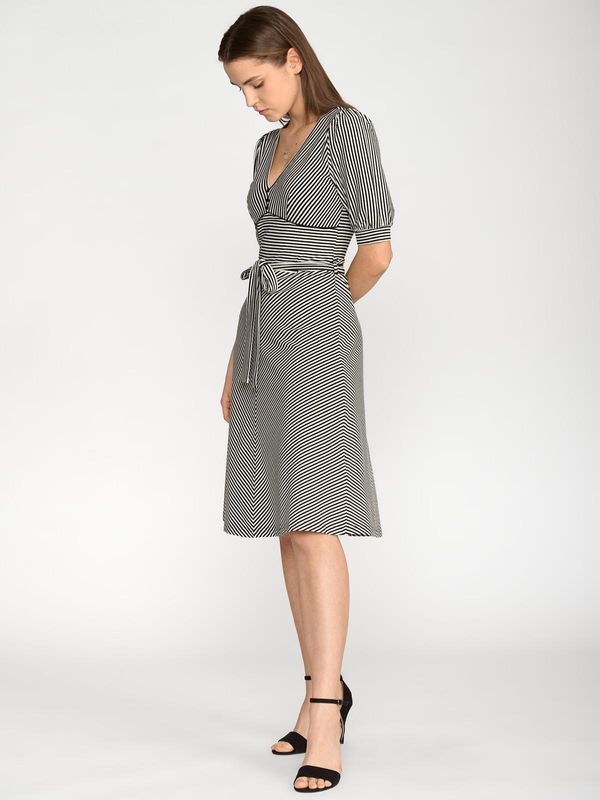 Nastrovje Potsdam Vive Maria Love Ahoi Damen A-Linien-Kleid schwarz/weiß im Angebot