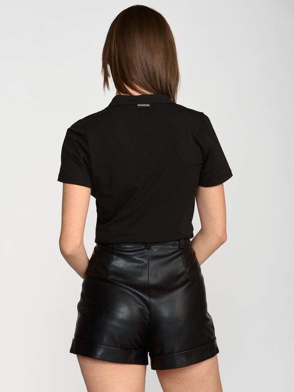 Nastrovje Potsdam Pussy Deluxe Classic Black Damen Kurzarmbluse schwarz Günstig kaufen