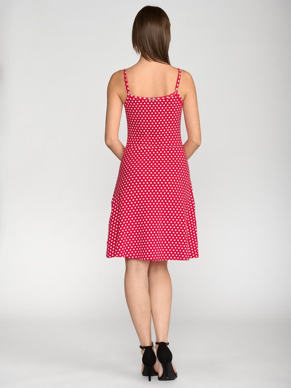 Nastrovje Potsdam Pussy Deluxe Dotties Classic Dress female rot allover Großer Ausverkauf