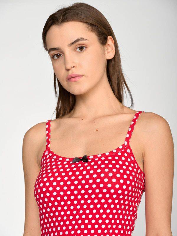 Nastrovje Potsdam Pussy Deluxe Dotties Classic Dress female rot allover Großer Ausverkauf