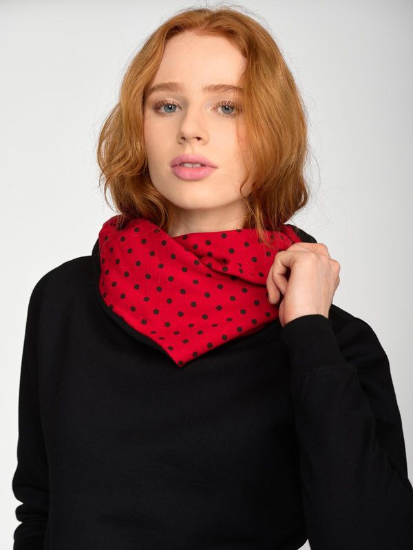 Nastrovje Potsdam Pussy Deluxe Black Dotties On Red Hoodie Damen Schalkragenpullover schwarz/allover Black Friday
