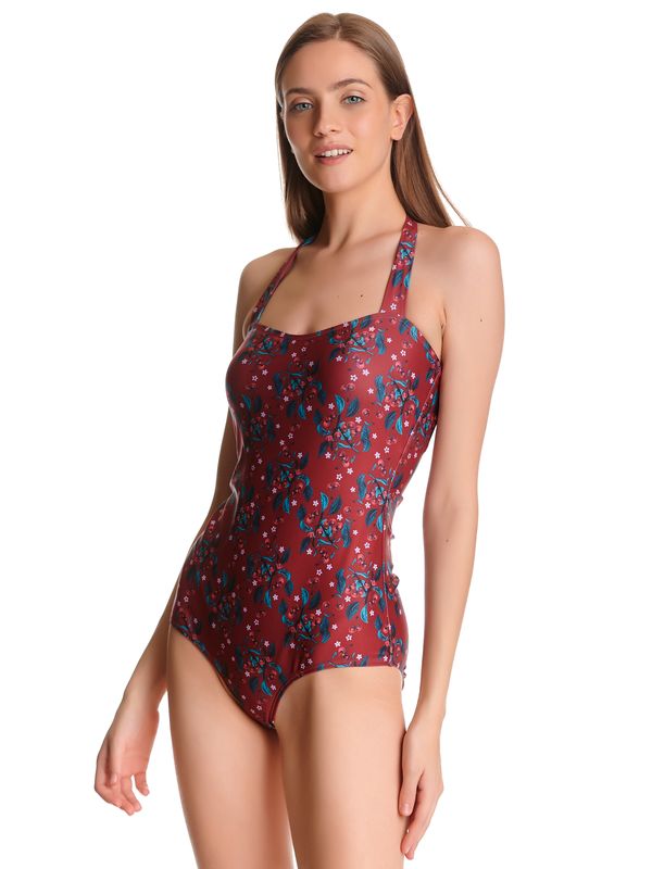Nastrovje Potsdam Pussy Deluxe Wild Cherry Damen Badeanzug rot allover Lagerräumung