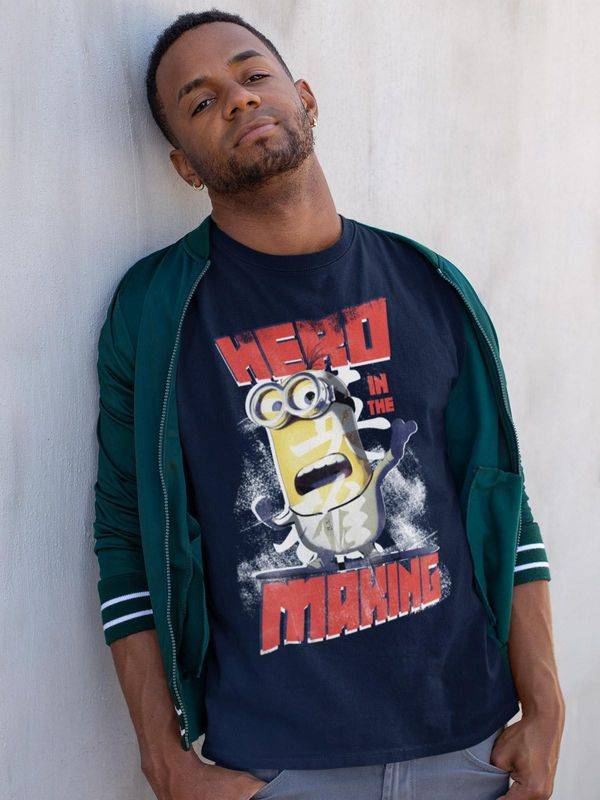 Nastrovje Potsdam Minions Hero Herren T-Shirt marine Tiefpreis