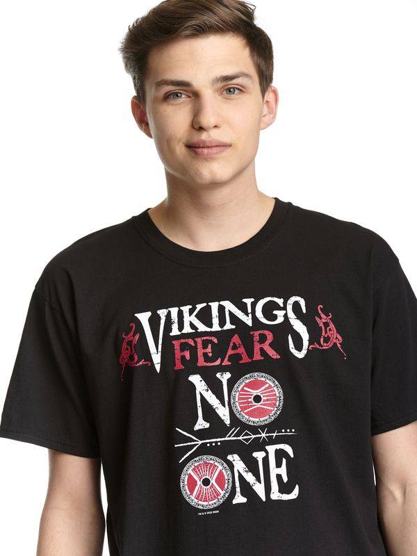 Nastrovje Potsdam Vikings Valhalla Vikings Fear No One Herren T-Shirt schwarz Letzte 3 Tage