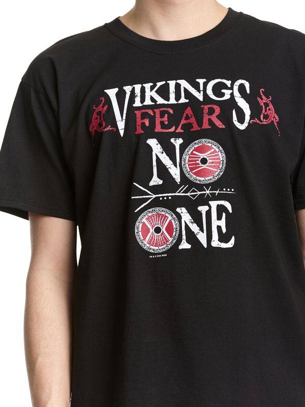 Nastrovje Potsdam Vikings Valhalla Vikings Fear No One Herren T-Shirt schwarz Letzte 3 Tage