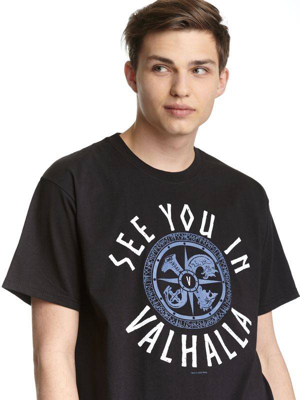 Nastrovje Potsdam Vikings Valhalla See you in Valhalla Herren T-Shirt schwarz JETZT KAUFEN