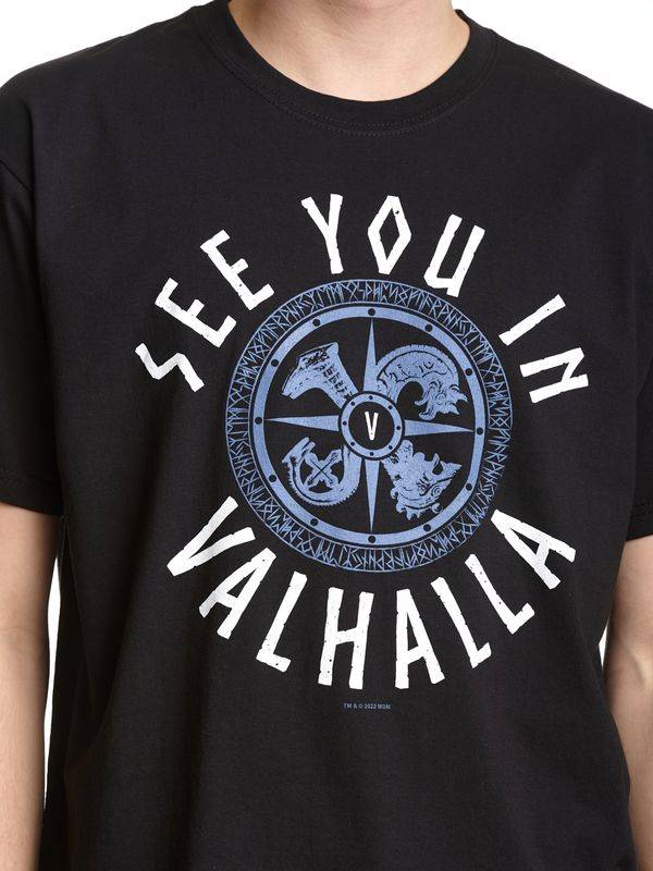 Nastrovje Potsdam Vikings Valhalla See you in Valhalla Herren T-Shirt schwarz JETZT KAUFEN
