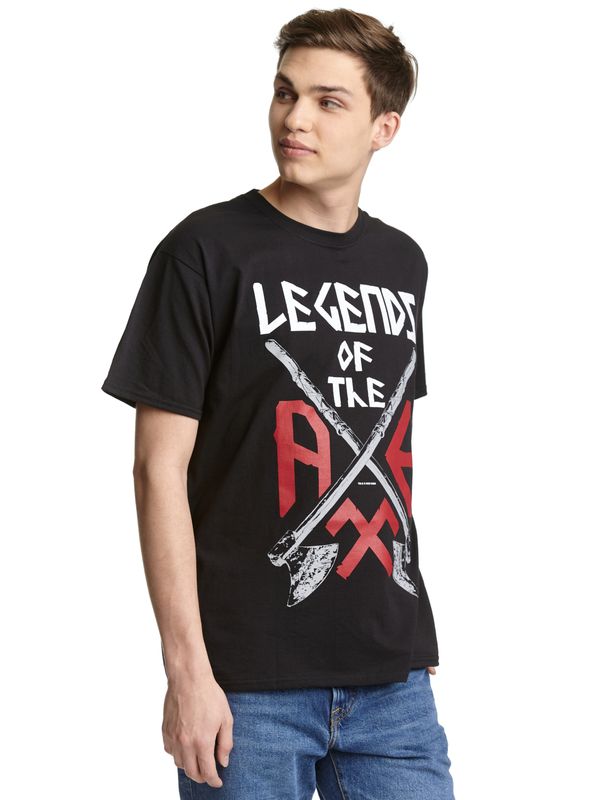 Nastrovje Potsdam Vikings Valhalla Legends of the Axe Herren T-Shirt schwarz Neueste Stile